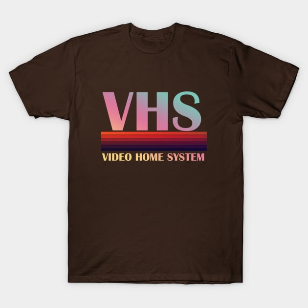 VHS Typo T-Shirt by CTShirts